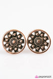 Paparazzi "California Poppy- Copper" earring Paparazzi Jewelry