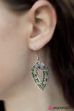 Paparazzi "Call A Spade A Spade" Green Earrings Paparazzi Jewelry