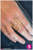 Paparazzi "Call It A Night - Gold" ring Paparazzi Jewelry