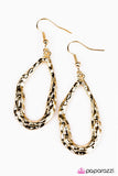 Paparazzi "Call Me Asymmetrical" Gold Earrings Paparazzi Jewelry