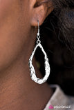 Paparazzi "Call Me Asymmetrical" Silver Earrings Paparazzi Jewelry