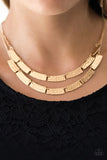 Paparazzi "Call Me Cleopatra" Gold Necklace & Earring Set Paparazzi Jewelry