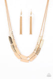 Paparazzi "Call Me Cleopatra" Gold Necklace & Earring Set Paparazzi Jewelry