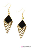 Paparazzi "Call Of The Wild" Black Earrings Paparazzi Jewelry