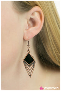 Paparazzi "Call of the Wild" Copper Earrings Paparazzi Jewelry