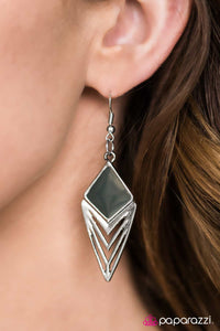 Paparazzi "Call of the Wild" Silver Earrings Paparazzi Jewelry