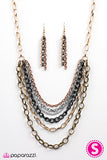 Paparazzi "Calm Before The Storm" Multi Necklace & Earring Set Paparazzi Jewelry