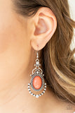 Paparazzi "CAMEO and Juliet" Orange Earrings Paparazzi Jewelry