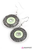 Paparazzi "Candid Kansas" Green Earrings Paparazzi Jewelry