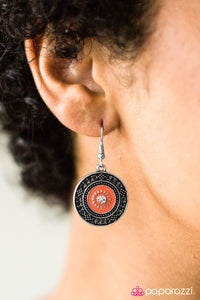 Paparazzi "Candid Kansas" Orange Earrings Paparazzi Jewelry