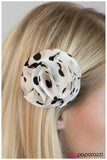 Paparazzi "Candyland" White Hair Clip Paparazzi Jewelry