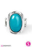 Paparazzi "Can I Get A Yee-Haw - Blue" ring Paparazzi Jewelry