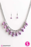 Paparazzi "Cant BEAD Tamed" Purple Necklace & Earring Set Paparazzi Jewelry