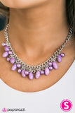 Paparazzi "Cant BEAD Tamed" Purple Necklace & Earring Set Paparazzi Jewelry