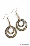 Paparazzi "Cant Dull My Sparkle" Brass Earrings Paparazzi Jewelry