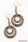 Paparazzi "Cant Dull My Sparkle - Copper" earring Paparazzi Jewelry