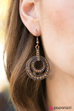 Paparazzi "Cant Dull My Sparkle - Copper" earring Paparazzi Jewelry