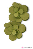 Paparazzi "Canterbury Bells" Green Hair Clip Paparazzi Jewelry