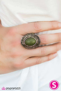 Paparazzi "Cant Tame A Wild Thing" Green Ring Paparazzi Jewelry