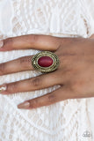 Paparazzi "Cant Tame A Wild Thing" Red Ring Paparazzi Jewelry