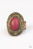 Paparazzi "Cant Tame A Wild Thing" Red Ring Paparazzi Jewelry