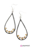 Paparazzi "Cant TEAR My Eyes Away - Brown" earring Paparazzi Jewelry