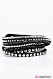 Paparazzi "Cant Touch This" Black 006XX Wrap Bracelet Paparazzi Jewelry