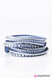 Paparazzi "Cant Touch This" Blue 019XX Wrap Bracelet Paparazzi Jewelry