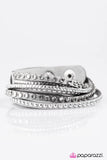 Paparazzi "Cant Touch This" Silver Wrap Bracelet Paparazzi Jewelry