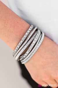 Paparazzi "Cant Touch This" Silver Wrap Bracelet Paparazzi Jewelry