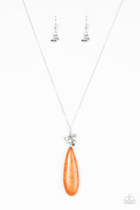 Paparazzi "Canyon Craze" Orange Necklace & Earring Set Paparazzi Jewelry