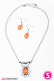 Paparazzi "Canyon Cruiser - Orange" necklace Paparazzi Jewelry