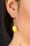 Paparazzi "Canyon Cruiser" Yellow Necklace & Earring Set Paparazzi Jewelry