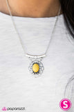 Paparazzi "Canyon Cruiser" Yellow Necklace & Earring Set Paparazzi Jewelry