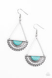 Paparazzi "Canyon Cruzin - Blue" earring Paparazzi Jewelry