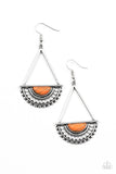 Paparazzi "Canyon Cruzin - Orange" earring Paparazzi Jewelry