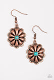 Paparazzi "Canyon Daisy - Copper" earring Paparazzi Jewelry