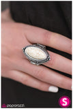 Paparazzi "Canyon Explorer" White Ring Paparazzi Jewelry