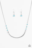 Paparazzi "Canyon Horizon - Blue" necklace Paparazzi Jewelry
