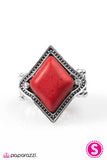 Paparazzi "Canyonlands" Red Ring Paparazzi Jewelry