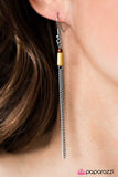Paparazzi "Canyon Winds" Yellow Necklace & Earring Set Paparazzi Jewelry