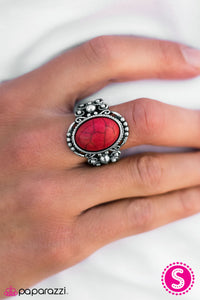 Paparazzi "Canyon Wonder" Red Ring Paparazzi Jewelry