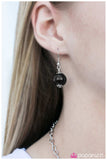 Paparazzi "Caprice" Black Necklace & Earring Set Paparazzi Jewelry