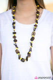 Paparazzi "Carefree Caribbean - Yellow" necklace Paparazzi Jewelry
