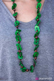 Paparazzi "Caribbean Carnival - Green" Necklace & Earring Set Paparazzi Jewelry