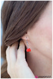 Paparazzi "Caribbean Cruise" Red Necklace & Earring Set Paparazzi Jewelry