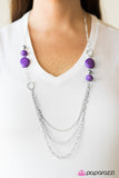 Paparazzi "Caribbean Rainbow - Purple" necklace Paparazzi Jewelry