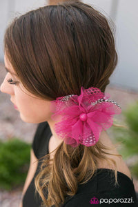 Paparazzi "Carnivale" Pink Hair Clip Paparazzi Jewelry