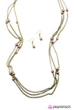 Paparazzi "Carry On - Brass" necklace Paparazzi Jewelry