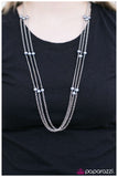 Paparazzi "Carry On" Silver Necklace & Earring Set Paparazzi Jewelry